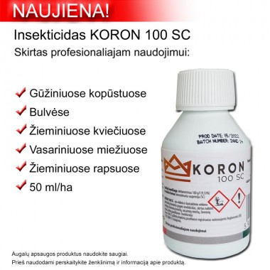 KORON 100 SC PROFESIONALIAM NAUDOJIMUI